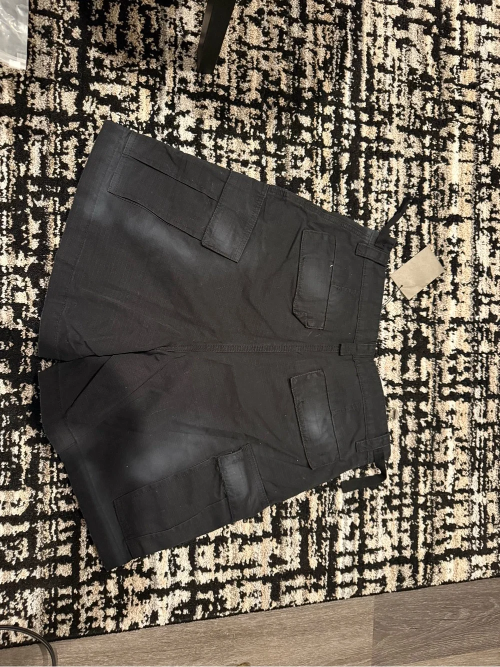 Balenciaga black jorts